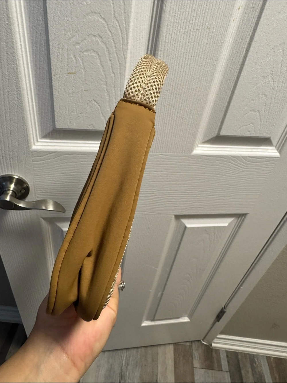 Urban Outfitters Tan and Cream Shoulder Bag